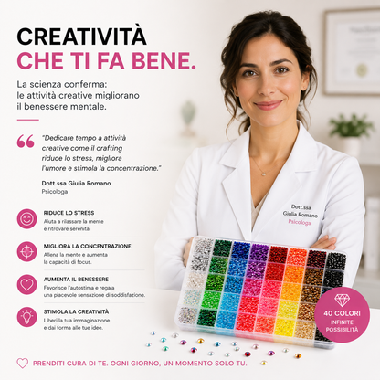 Strassia Set Decorazione Diamanti 32.000 Pezzi